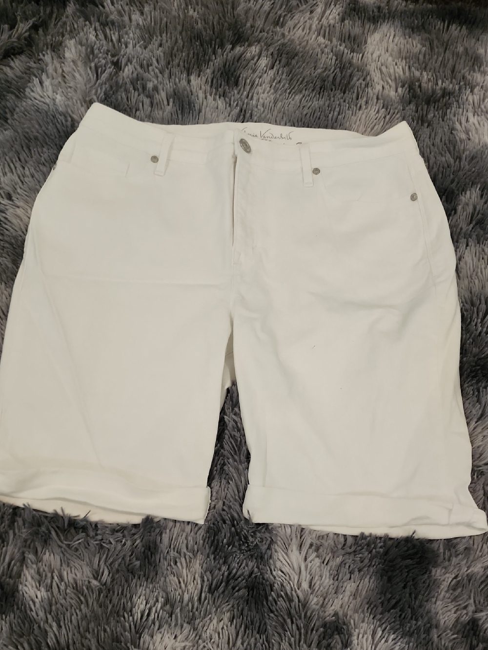 White Women's Bermuda Shorts - Classic Casual